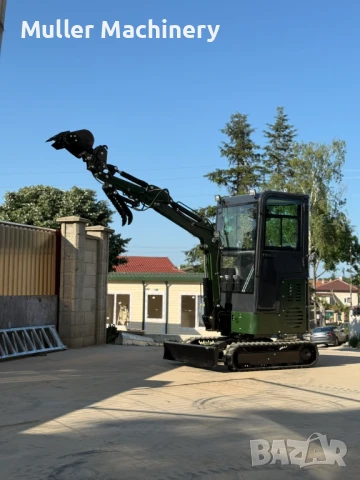 Мини Багер Мuller E1.7 Cabin | 3цилиндъра | Гаранция | Изплащане, снимка 5 - Индустриална техника - 50761350