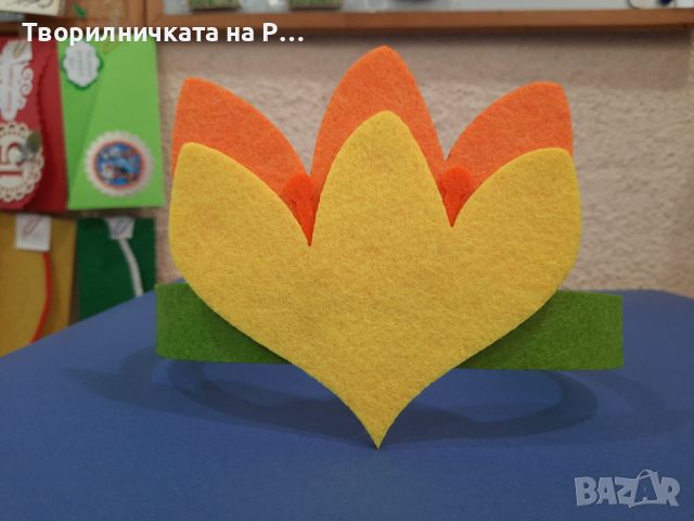 Коронки филц - цветя, снимка 3 - Образователни игри - 46524581