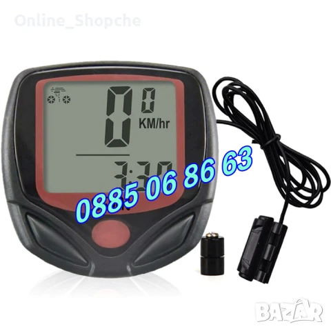 Километраж за велосипед, Скоростомер за велосипед, Велокомпютър, снимка 6 - Велосипеди - 50513778