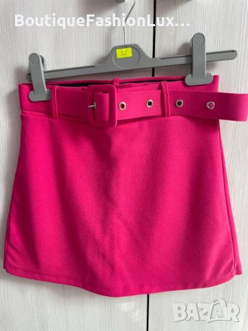 Дамска пола-панталон в розово, снимка 1 - Поли - 46414412