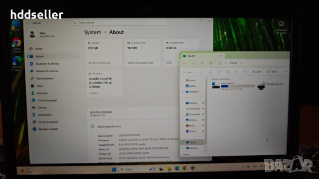 Лаптоп Fujitsu E754 15.6" IPS i5 8GB RAM 256Gb SSD, снимка 3 - Лаптопи за работа - 53732007