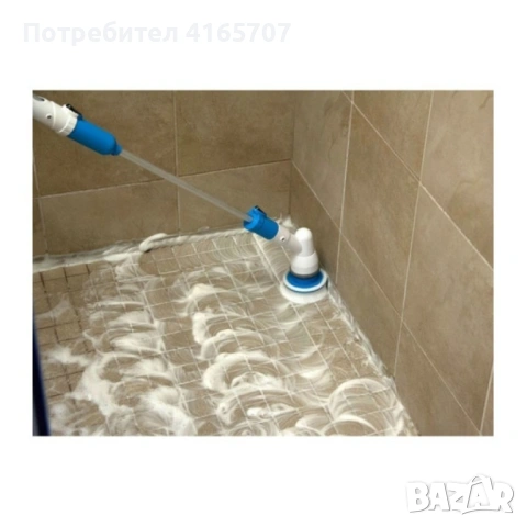 Електрическа четка за почистване на баня Spin scrubber, снимка 9 - Други - 53524620