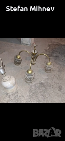 полилей абажур нощна лампа, снимка 2 - Лампи за таван - 51880804