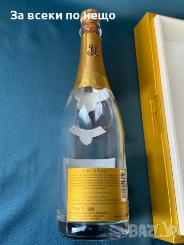 ОРИГИНАЛНА Бутилка от шапнаско с кутия Louis Roederer Cristal 2009, снимка 10 - Антикварни и старинни предмети - 49936638