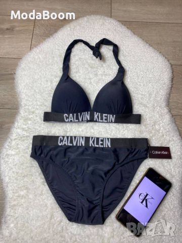 Calvin Klein • Стилни Дамски Бански На Части • Различни Цветове , снимка 6 - Бански костюми - 46727675