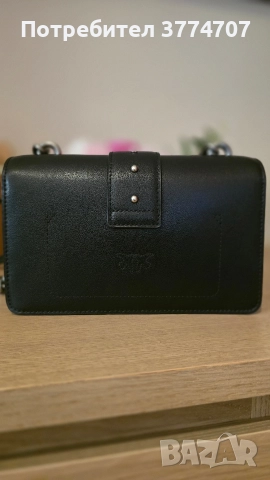 Чанта Pinko - черна ***СРЕБЪРНА***, снимка 4 - Чанти - 52574782