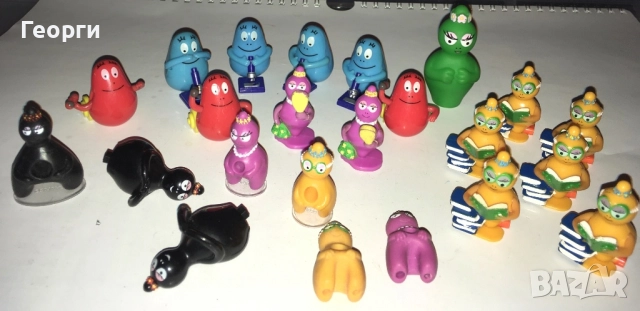 Лот Барбарони от Италия (Barbapapa), снимка 2 - Фигурки - 52752523