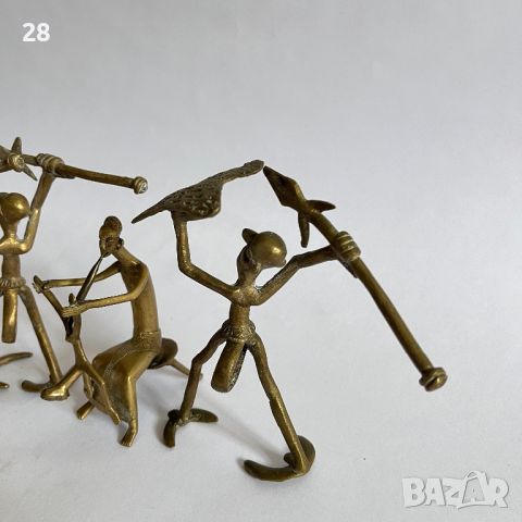 Месингови фигурки винтидж месинг фигури, снимка 3 - Антикварни и старинни предмети - 45401360