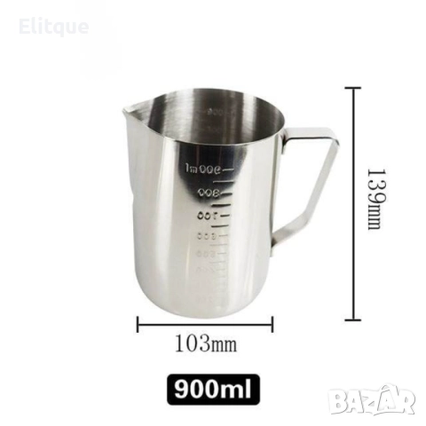 Кана за кафе и приготвяне на дриги топли напитки от неръждаема стомана. 1.5л, снимка 6 - Други - 52894795