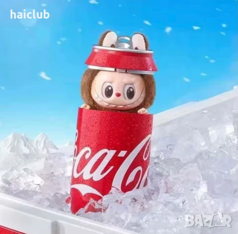 Labubu Coca Cola плюшена играчка/Лабубу Кока Кола, снимка 8 - Плюшени играчки - 50721248