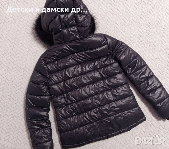 Дамско яке с качулка и пух размер С , снимка 3 - Якета - 53716596