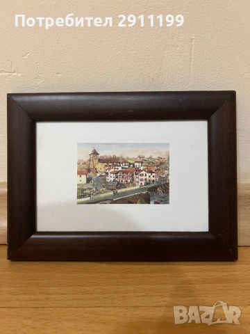 Малка картина с къща, 6 бр., снимка 3 - Картини - 53849502