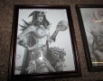 4бр. еротични скици рамкирани 28х23см, снимка 2