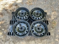 4бр.Оригинални железни джанти 16цола ET50 5x112 за Vw,Audi,Seat,Skoda, снимка 1