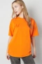 Дамска тениска неоново оранжева, снимка 1