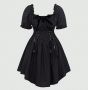 Секси рокля, мини черна рокля, готик рокля, снимка 1 - Рокли - 45996431