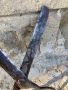 Стара ръчно кована ножица с маркировка , снимка 9