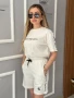 Calvin Klein Дамски Летен Памучен Спортен Комплект С Бродирано Лого🔝Дамски Спортен Екип Код A714, снимка 1