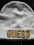 Нова с етикет Оригинална дамска шапка ,бяла ,марка GUESS, снимка 1