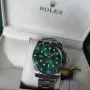 Мъжки луксозен часовник Rolex Submariner "Hulk" Green Dial M116610LV-0002, снимка 17