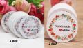 50 бр кръгли Handmade with love цветя Тагове табелки етикети картонени за подаръци ръчна изработка
