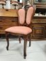 2 прекрасни Art Nouveau стола в красив прасковен цвят, снимка 2