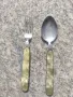 Продавам вилица и лъжица Петко Денев, снимка 3