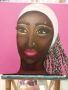 Картина маслом" Портрет африканской девушки ", снимка 2