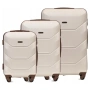 Комплект 3 в 1 Твърди куфари, размери M, XL и XXL, ABS материал, 4 колела 360°, кодирано заключване, снимка 7