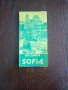 Карта на София - 1989 на Английски език , снимка 1