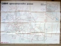 Стари големи карти София - Административно деление - 1989г. 82см.х 115см, снимка 6