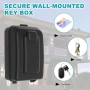 Нова Метална кодова кутия за ключове външна стенна сейф 12 цифри дом, снимка 5