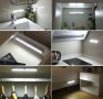 ЛЕД лампа за гардероб със сензор и USB зареждане   Супер ярка светлина за шкаф, гардероб, легло, лам, снимка 10