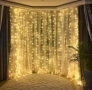 коледна завеса от лампички , снимка 2