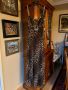 Дълга коктейлна рокля в леопардов  принт Alchera, нова , снимка 2