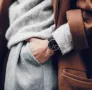 Часовник Daniel Wellington Classic Black 40 mm DW00100148 черна найлонова каишка, снимка 3