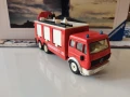 Метална количка SIKU Пожарна с кран Mercedes LKW 1:55, снимка 7