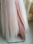 Нежна розова бална рокля ХС/С, снимка 11