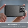 WANLONFENG TPU Калъф за Honor X7d / 400 Smart- Въглеродно влакно, вкл. Стъклен протектор, 3 Цвята, снимка 7