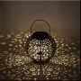 Декоративен фенер -топка, Соларен, Висяща, марокански дизайн, Ø21x18cm, снимка 3