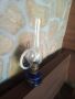 Газена лампа ( синьо стъкло)., снимка 5