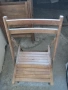 Дървени сгъваеми столове , снимка 2