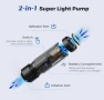 Преносима въздушна помпа FLEXTAIL Zero Pump, акумулаторна мини помпа за надуване и вакуум, снимка 4