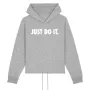 NEW! ДАМСКИ crop суичъри JUST DO IT, тип hoodie - 2 ЦВЯТА!, снимка 2