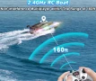 2.4G електрическа високоскоростна лодка с дистанционно , снимка 1