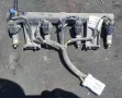 Бензинова рейка с  дюзи Пежо 1007 / Peugeot 1007 1.6I 16V 110к.с NFU, снимка 1