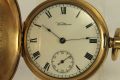 1912 Америкаснки Джобен Часовник WALTHAM Дебела Позлата, снимка 2