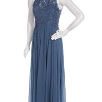 Чисто нова официална синя рокля размер М (40), снимка 1 - Рокли - 45845590