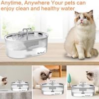 Нов автоматичен фонтан за котка голям 3,5L Дозатор за вода Много Тих, снимка 7 - За котки - 45463841