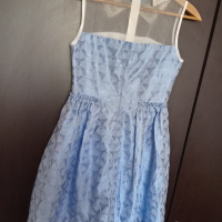Кокетна официална рокля в небесно синьо, снимка 5 - Рокли - 45010053